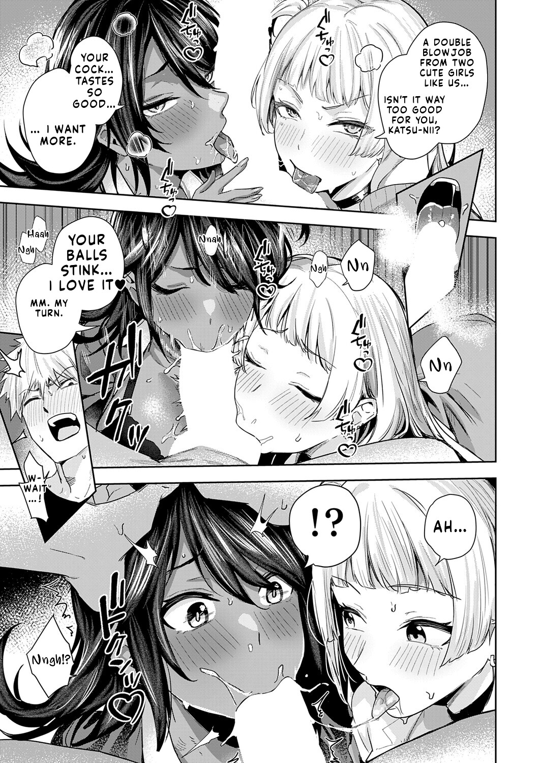 Hentai Manga Comic-Black and White Pet Gals-Read-13